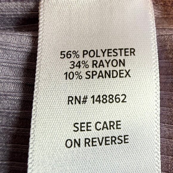 ๐ฑ 5 for $10. Torrid Super Soft Purple Rib Knit Tank Top - Picture 4 of 5